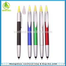 Hochwertige 3 in 1 Multi-Funktions-Textmarker Stylus-Stift